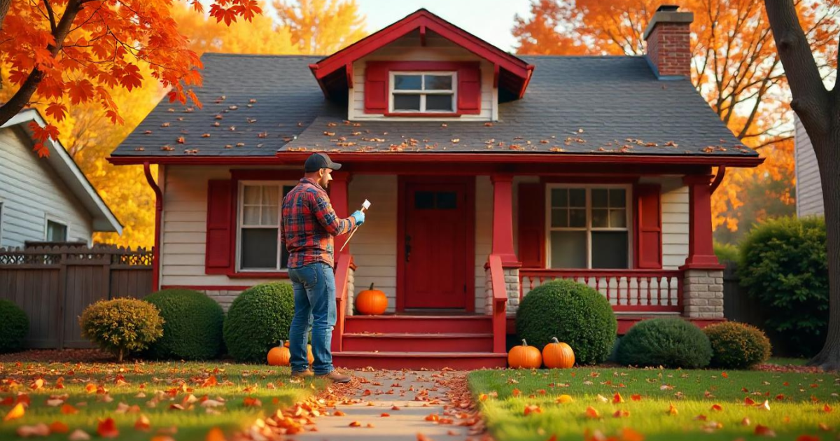 The best time of year to paint your house exterior.