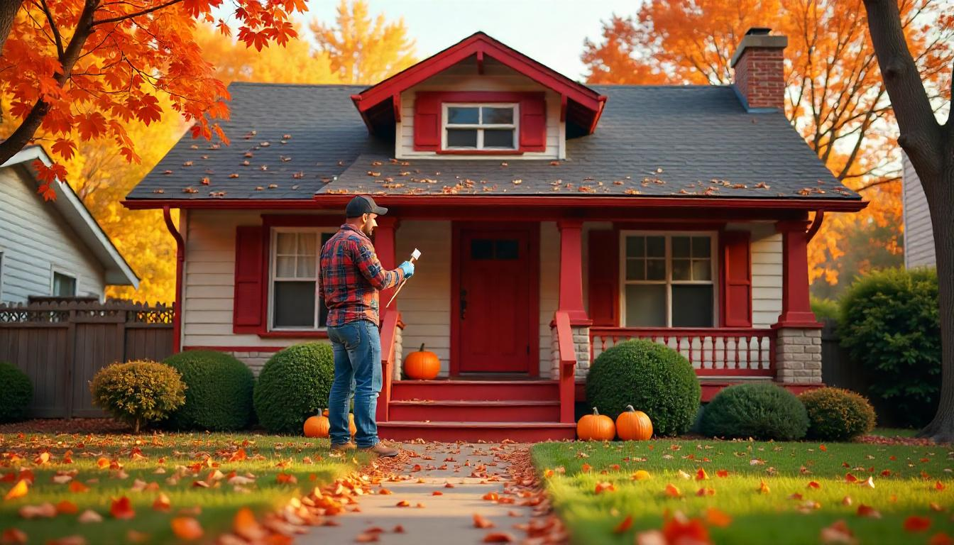 The best time of year to paint your house exterior.