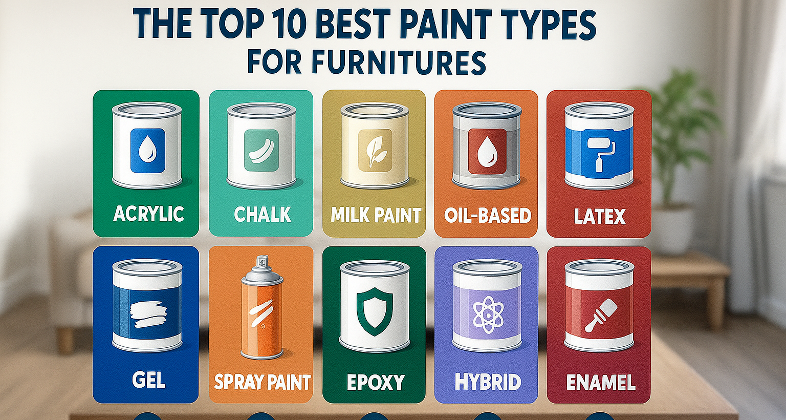 The Top 10 Best Paint Types for Furnitures