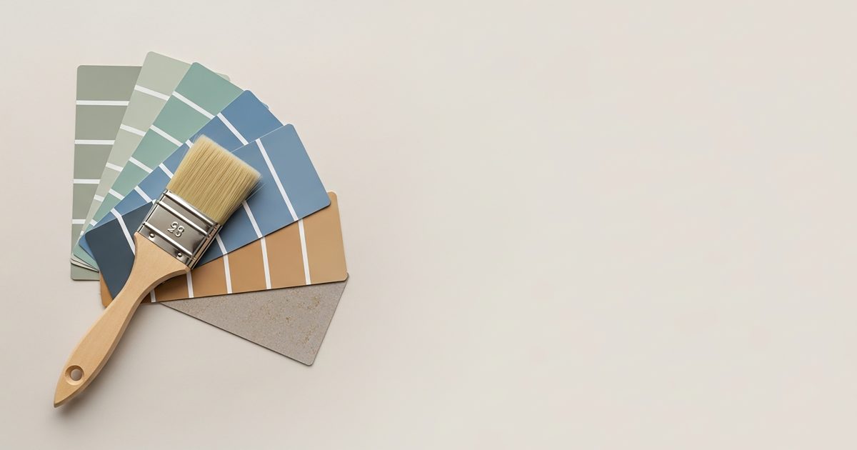 How to mix modern and traditional paint palettes.